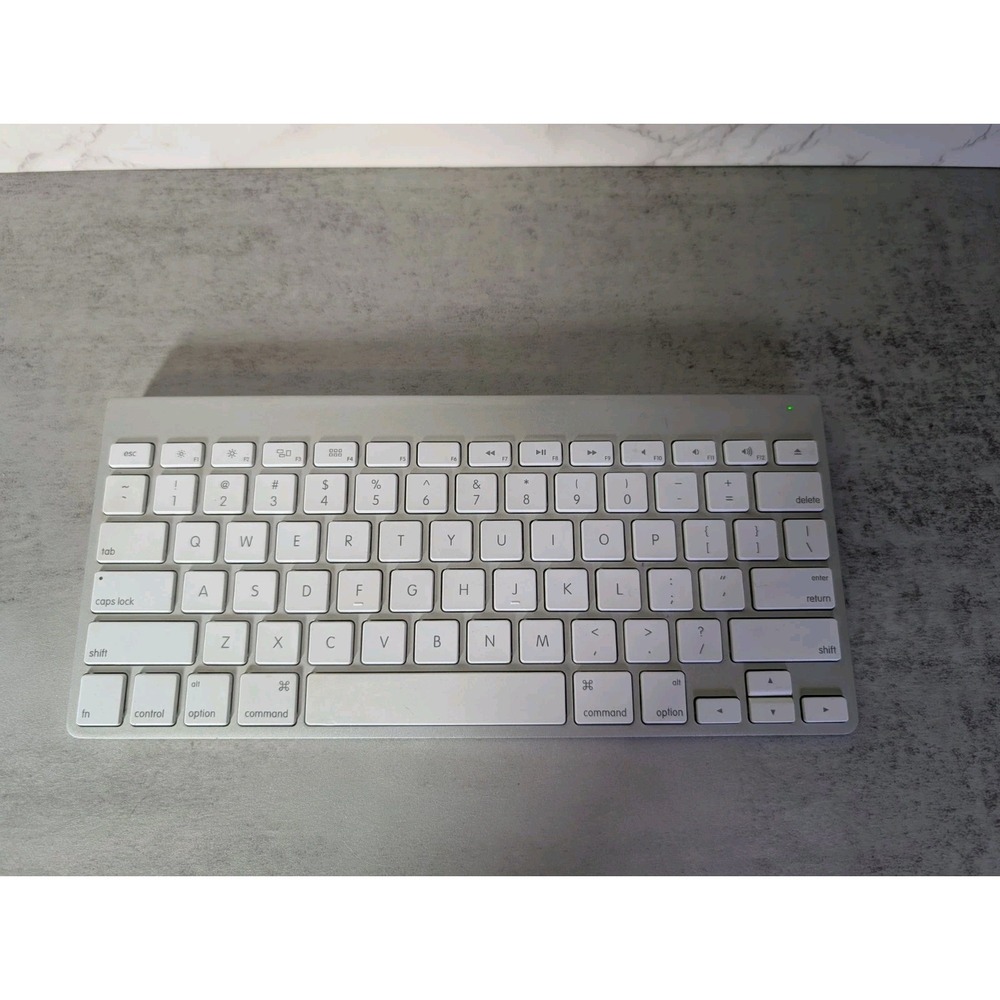 TESTED Apple A1314 Wireless Bluetooth Keyboard Slim Aluminum Mac iMac MacBook